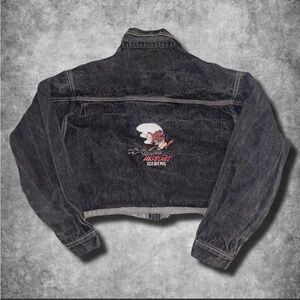 Vintage y2k Rare History Iceberg Speedy Gonzales Jean Jacket